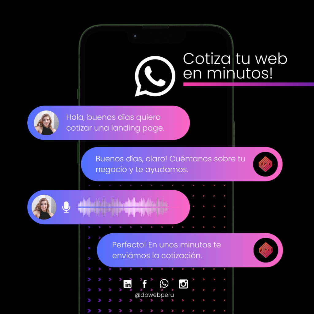 Diseño de páginas web y Marketing Digital - Cotiza tu página web en minutos